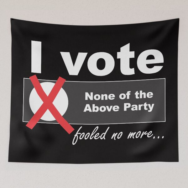 Item preview, Vote: None of the Above Party! designed and sold by CitizenAwear.