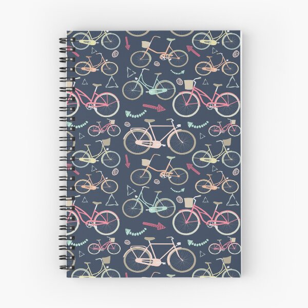 Item preview, Fun Retro Bicycle Pattern designed and sold by SharksOnShore.