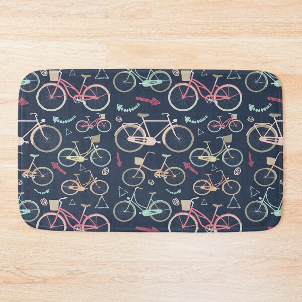 Item preview, Fun Retro Bicycle Pattern designed and sold by SharksOnShore.