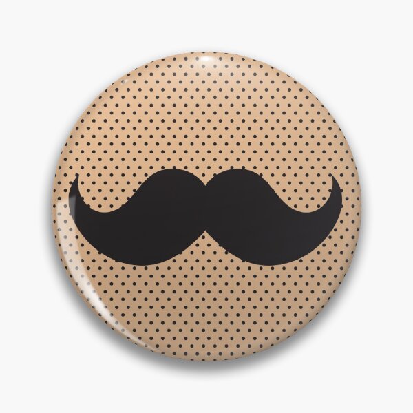 Item preview, Moustache with stubble designed and sold by SOMA APPAREL.