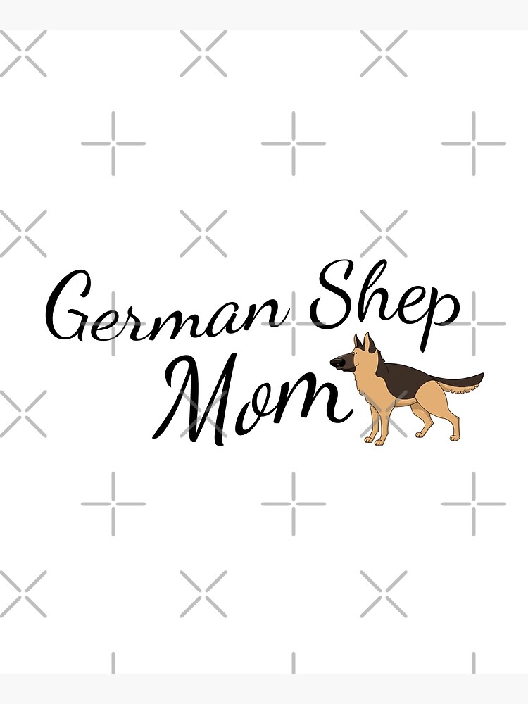 German Shepherd Mom by tribbledesign