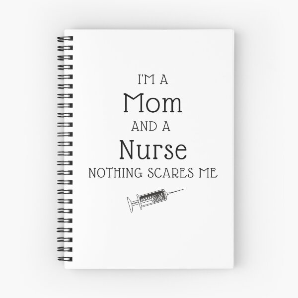 Item preview, I'm a mom and a nurse nothing scares me designed and sold by JustCreativity.