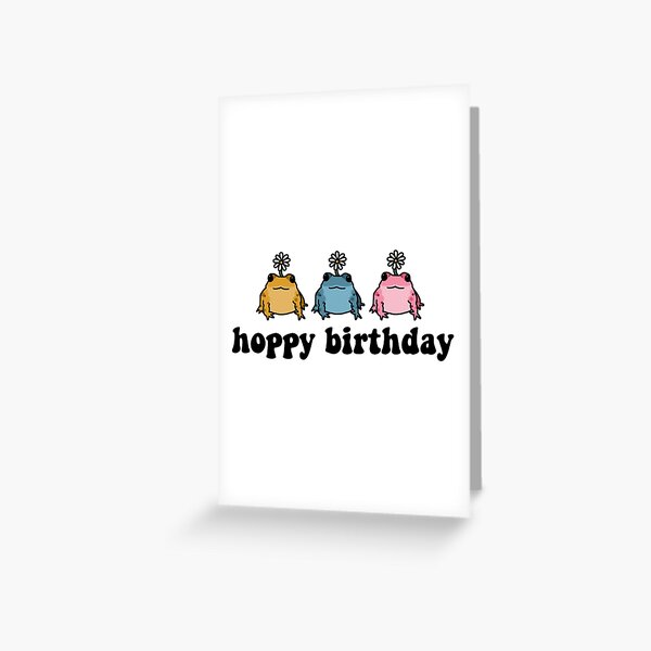 Hoppy Birthday Card Greeting Card