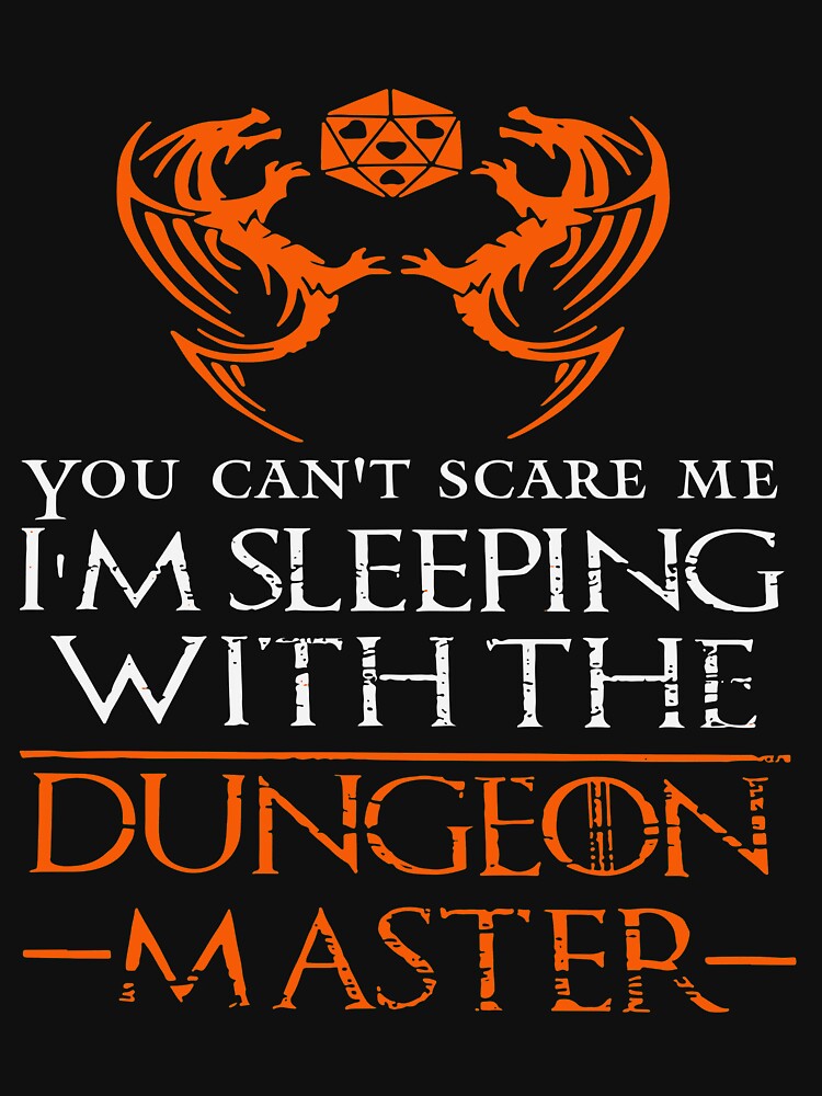 sleeping with the dungeon master shirt