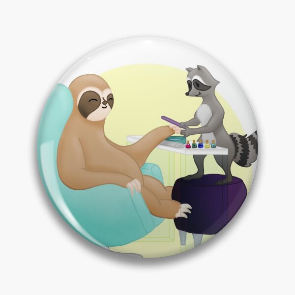 Item preview, Sloth Manicure designed and sold by GGG Design.