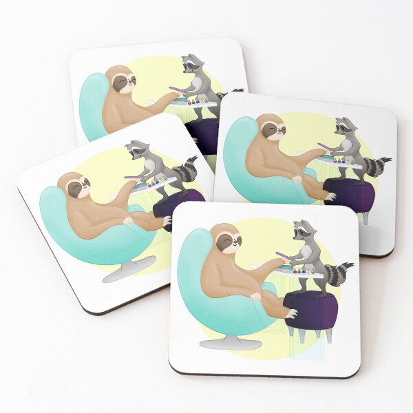 Item preview, Sloth Manicure designed and sold by GGG Design.