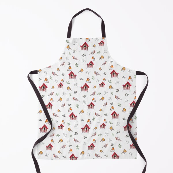 Item preview, Cute Hand Illustrated Winter Robins and Foliage designed and sold by Negin Mf Designs.