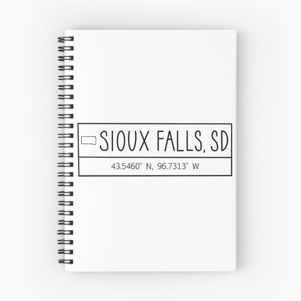 Item preview, Sioux Falls South Dakota Coordinates Emblem designed and sold by Emily Designs.