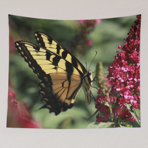 Item preview, Female Swallowtail on Butterfly Bush designed and sold by StampCity.
