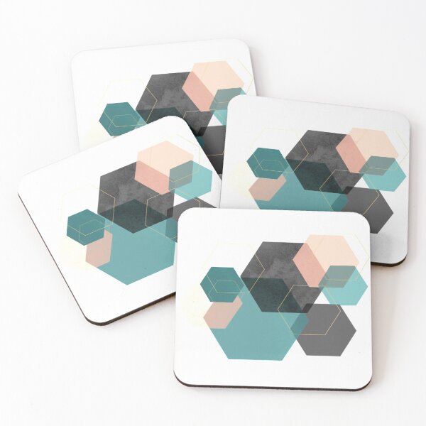 Item preview, Colorful abstract hexagon design designed and sold by GretaGym01.