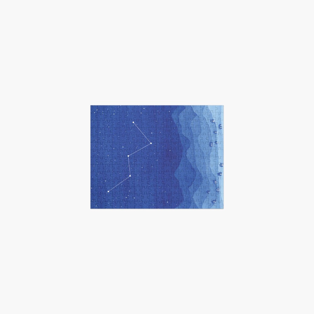 Cassiopeia Constellation, Mountains Jigsaw Puzzle