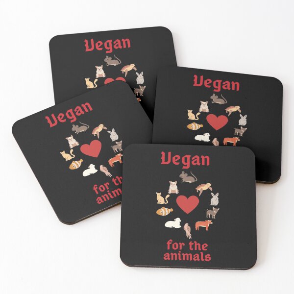 Item preview, Vegan for the animals designed and sold by VeganChica.