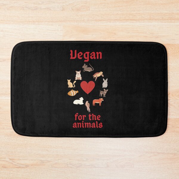 Item preview, Vegan for the animals designed and sold by VeganChica.