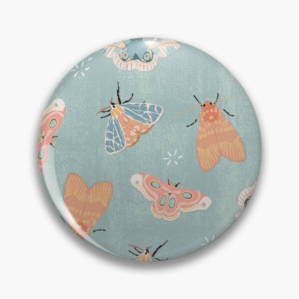 Item preview, Moths Pattern - Pastels - Blue designed and sold by hellocando.