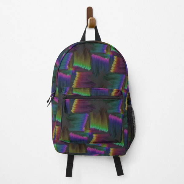 Item preview, ¡Más! Patrón de arco iris oscuro designed and sold by weavernap.