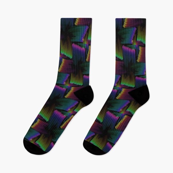 Item preview, ¡Más! Patrón de arco iris oscuro designed and sold by weavernap.