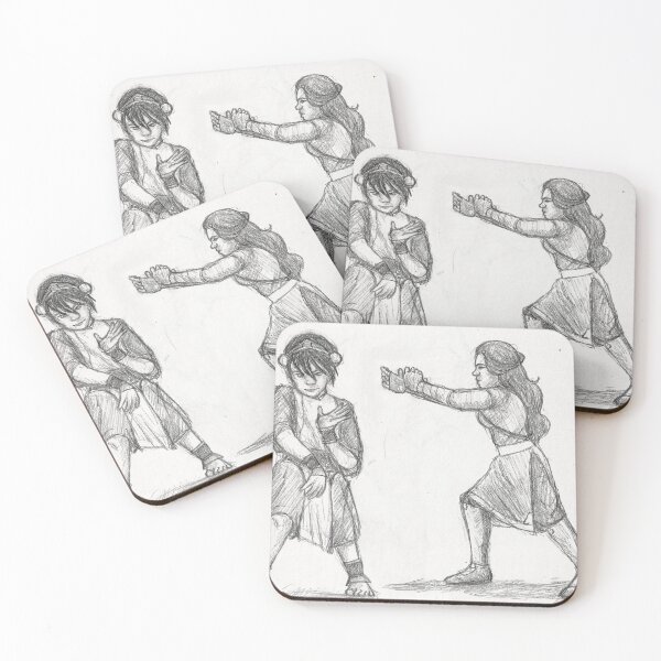 Item preview, ATLA - Katara and Toph designed and sold by Cappu-Cosmico.