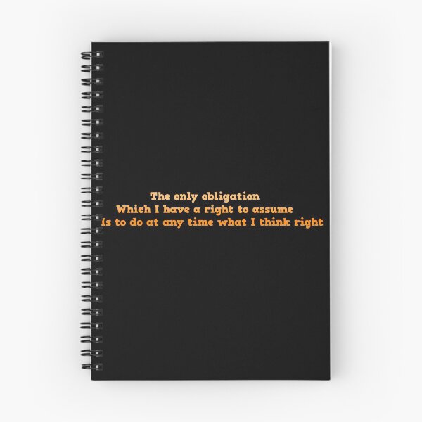 Item preview, Thoreau: the only obligation... designed and sold by tshirtsfordays.