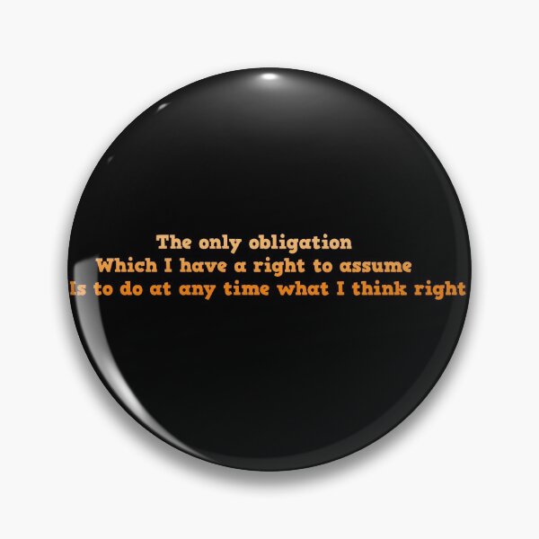 Item preview, Thoreau: the only obligation... designed and sold by tshirtsfordays.