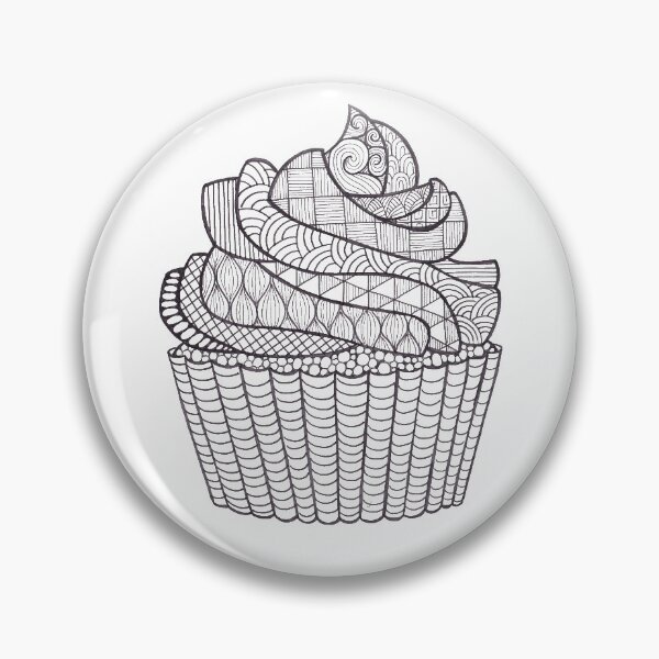 Item preview, Doodle Cupcake designed and sold by Bake-my-Design.