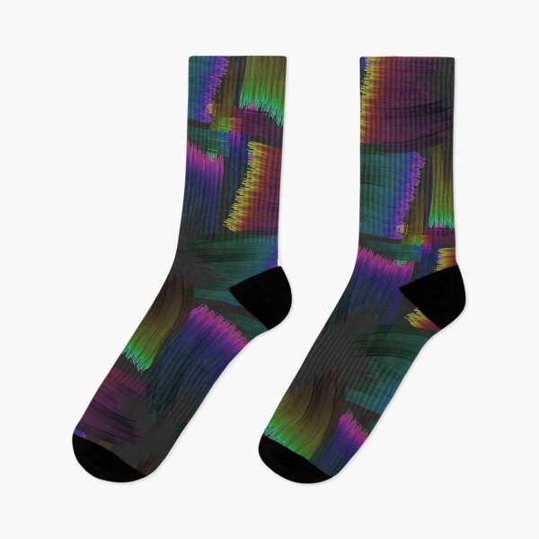 Item preview, Patrón de arco iris oscuro designed and sold by weavernap.