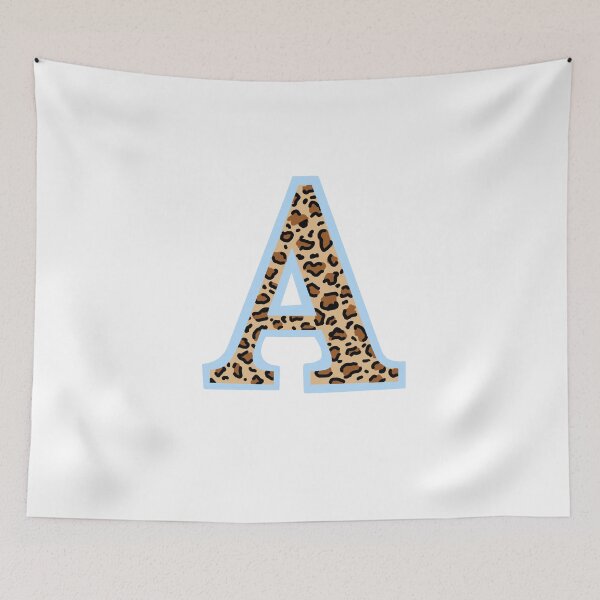 Item preview, A cheetah print sticker in blue designed and sold by hannahmossss.