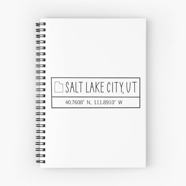 Item preview, Salt Lake City Utah Coordinates designed and sold by Emily Designs.