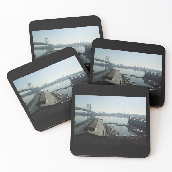 Item preview, Pier At Delaware River, Philadelphia, PA designed and sold by CarolLeesArt.
