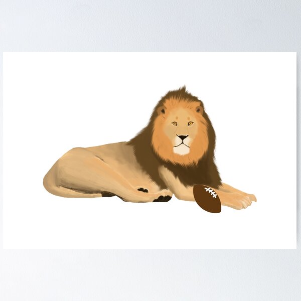 Item preview, Football Lion designed and sold by cmd-art.