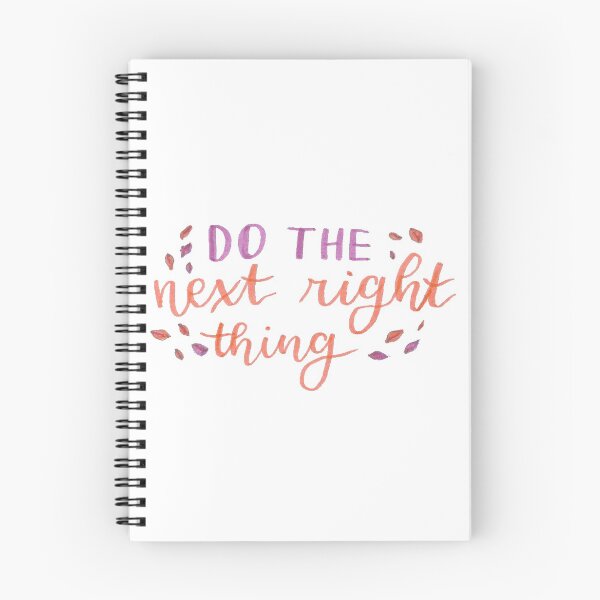 Item preview, do the next right thing frozen 2 calligraphy designed and sold by creamsoda calligraphy.