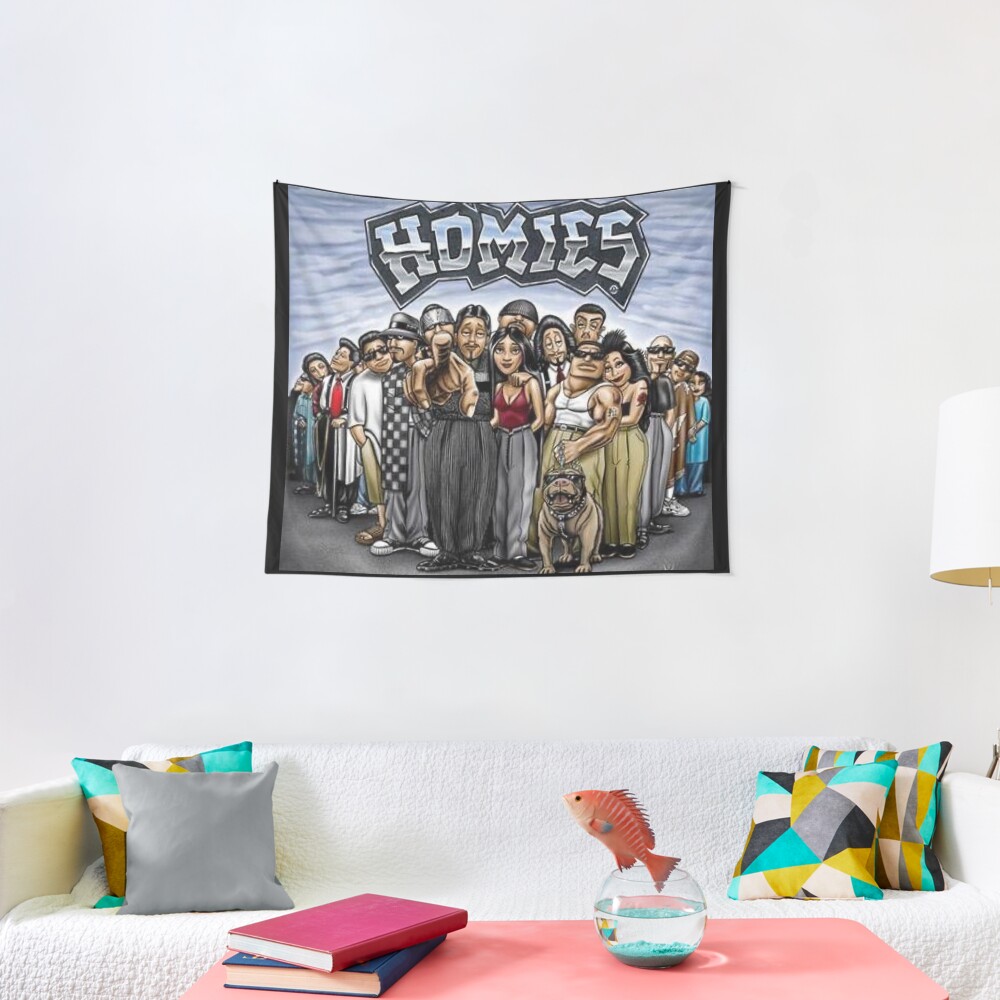 "The Homies" Tapestry by Happyhourat5 Redbubble