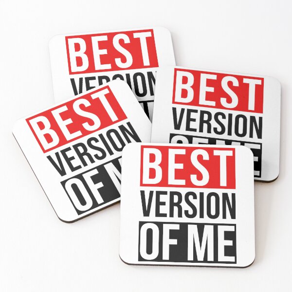 Item preview, Best Version Of Me (White) designed and sold by 4wordsmovement.
