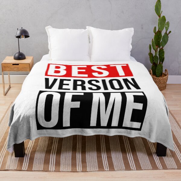 Item preview, Best Version Of Me (White) designed and sold by 4wordsmovement.