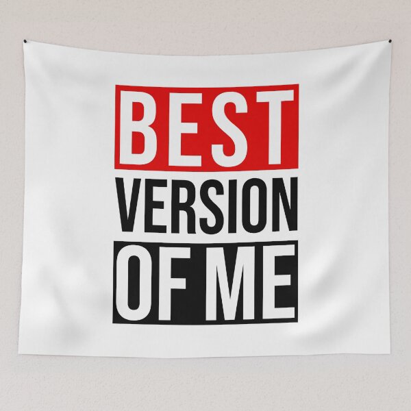 Item preview, Best Version Of Me (White) designed and sold by 4wordsmovement.
