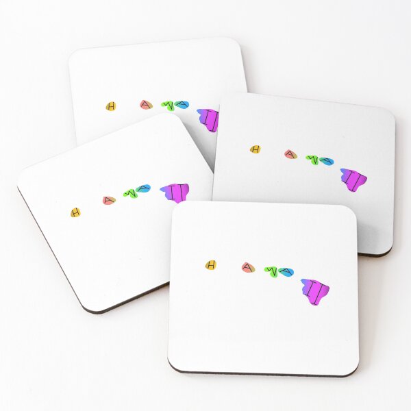 Item preview, Hawaii Colors State Outline designed and sold by haileyruderman.