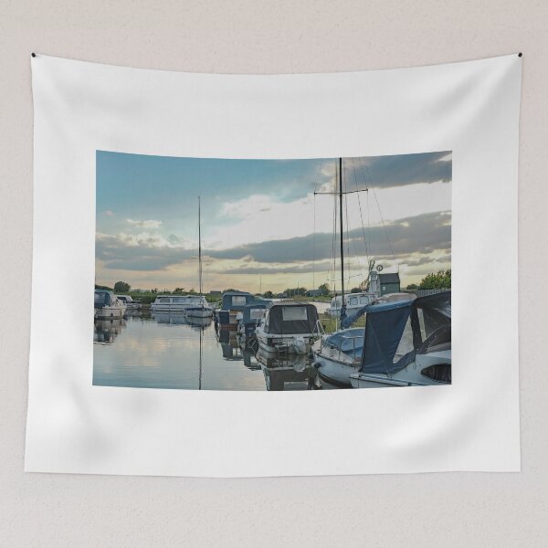 Item preview, Boats moored up in Thurne Dyke designed and sold by yackers1.