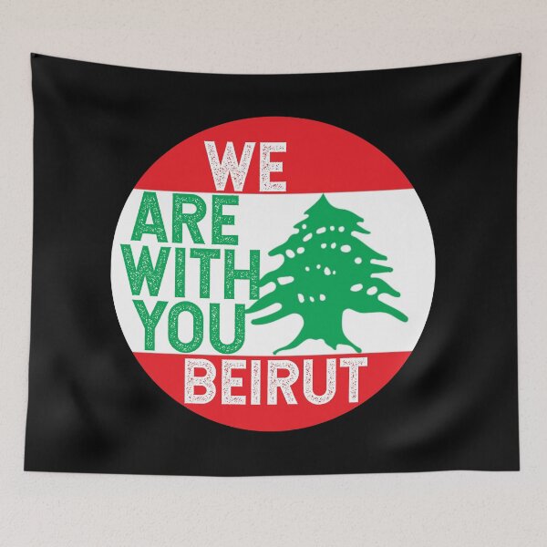 Artikelvorschau, Wir sind bei dir Beirut, bete für Beirut entworfen und verkauft von djemai1995.