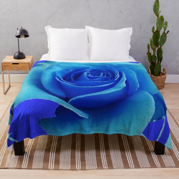 Artikelvorschau, BLAUES ROSENMUSTER ART entworfen und verkauft von sharlesart.