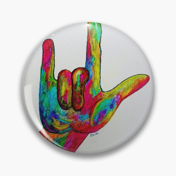 Item preview, I LOVE YOU - American Sign Language designed and sold by EloiseArt.
