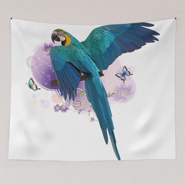 Item preview, Blue and yellow macaw designed and sold by obscurite.