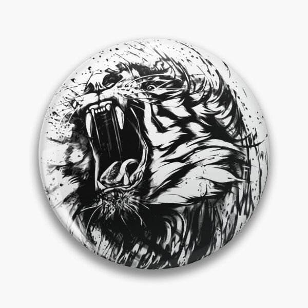 Artikelvorschau, Jungle King Retro Dark Tiger entworfen und verkauft von BrchtV.