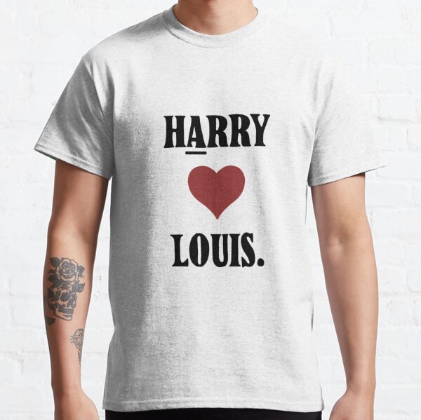 Diseño de camiseta de Harry ama a Louis Camiseta clásica