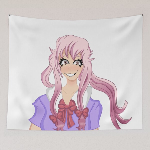 Item preview, Yuno Gasai- Mirai Nikki Fanart designed and sold by lunadoodless.