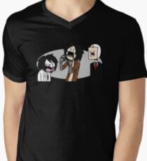Creepypasta Funny Faces Men's V-Neck T-Shirt