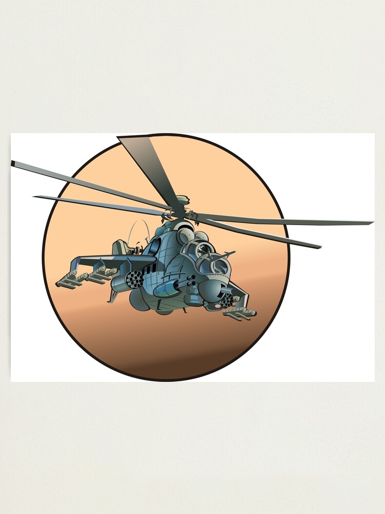 Cartoon Military Helicopter Cartoon Military Helicopter
