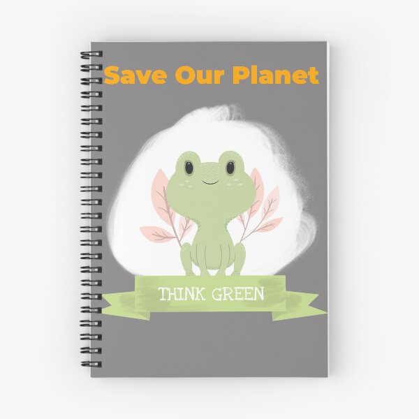 Item preview, Save Our Planet Think Green Frog Design Unisex designed and sold by DTEH.