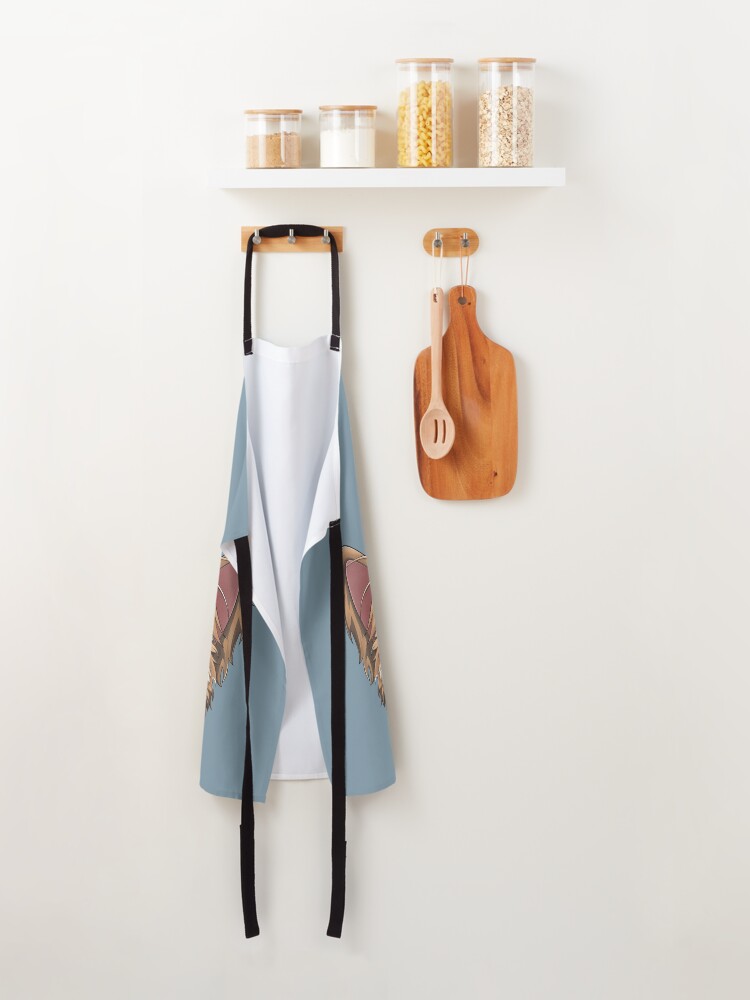 Alternate view of Peeking Yorkie Apron