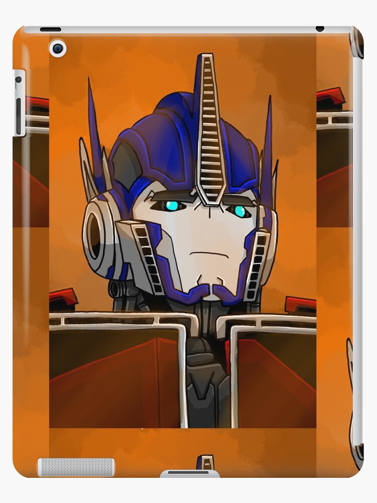 Transformers Prime Optimus Graphic Design iPad Case & Skin for