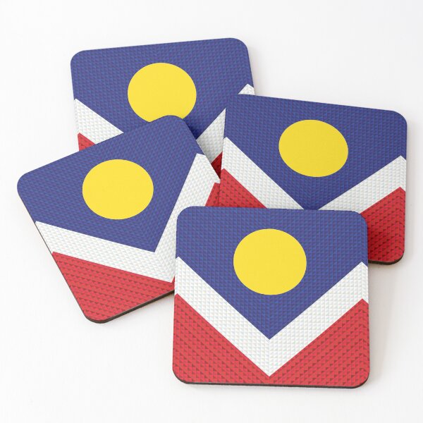 Item preview, Geometric Denver Flag designed and sold by fimbisdesigns.