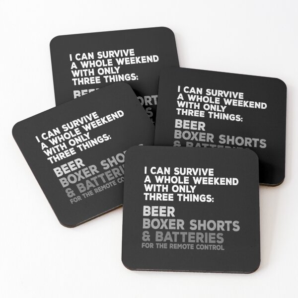 Item preview, Funny gifts for dad | I can survive the weekend with beer, boxer shorts & batteries for remote designed and sold by ETIndustries.